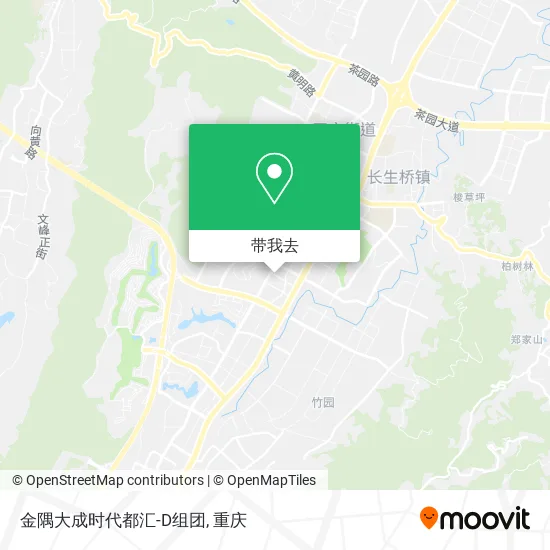 金隅大成时代都汇-D组团地图