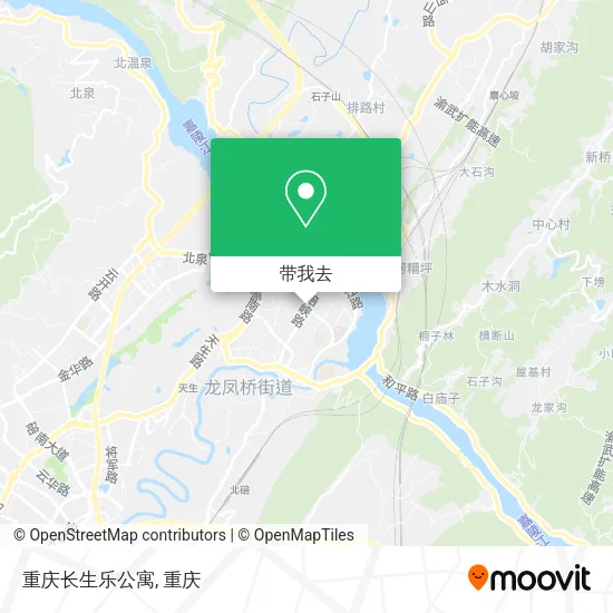 重庆长生乐公寓地图