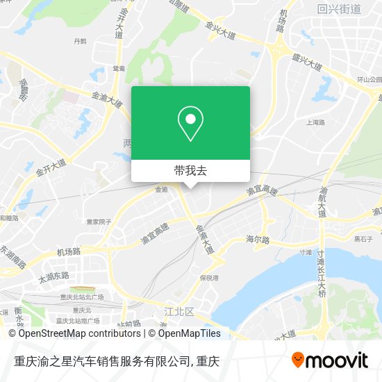 重庆渝之星汽车销售服务有限公司地图