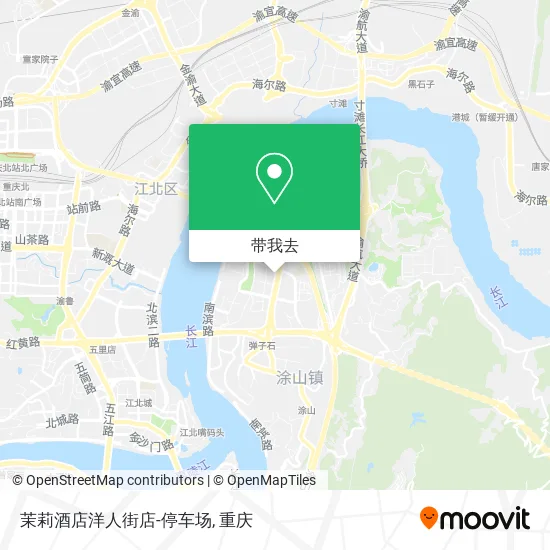 茉莉酒店洋人街店-停车场地图