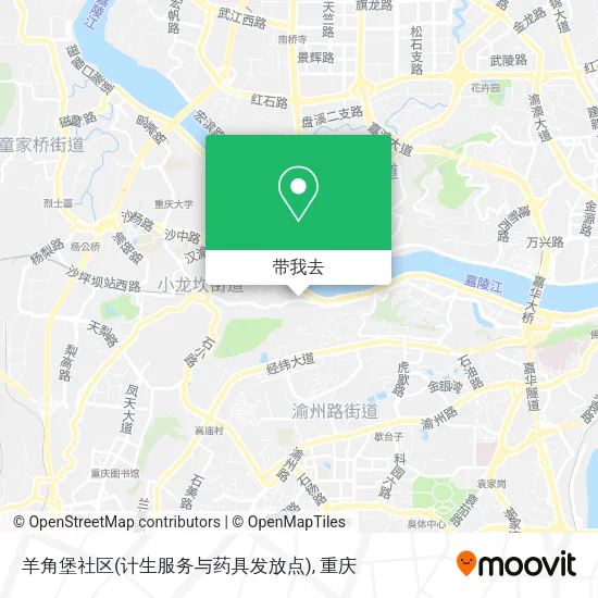 羊角堡社区(计生服务与药具发放点)地图