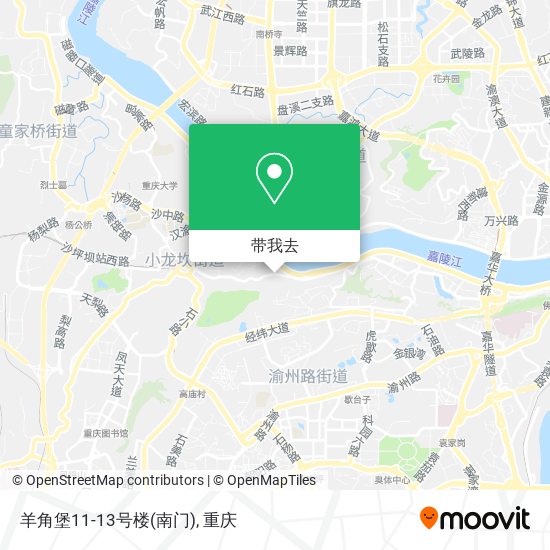 羊角堡11-13号楼(南门)地图