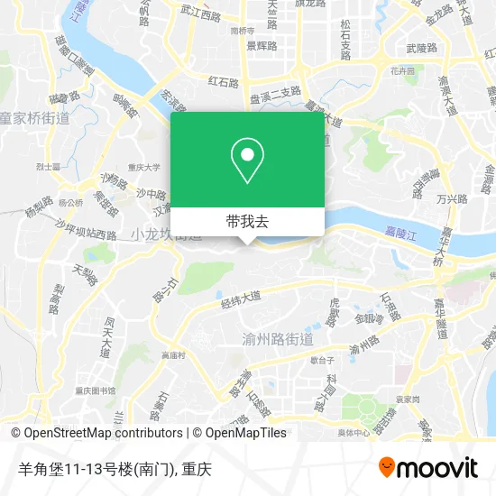 羊角堡11-13号楼(南门)地图