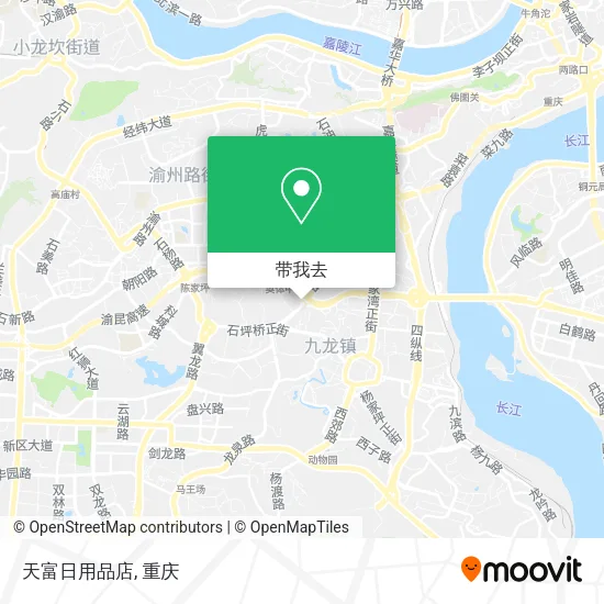 天富日用品店地图