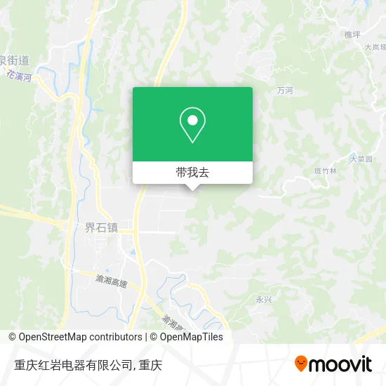 重庆红岩电器有限公司地图