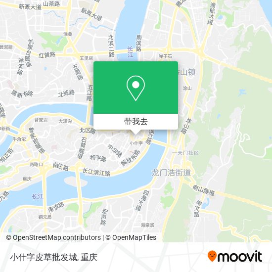 小什字皮草批发城地图