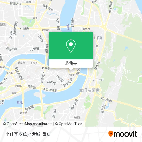 小什字皮草批发城地图