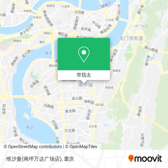 维沙曼(南坪万达广场店)地图