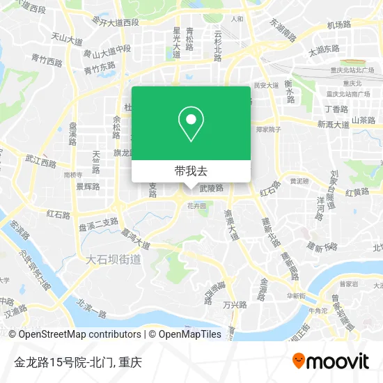 金龙路15号院-北门地图