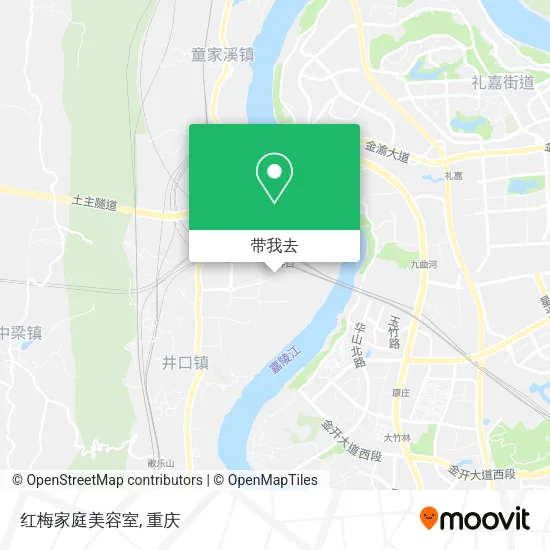 红梅家庭美容室地图