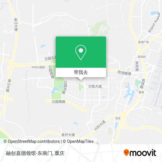 融创嘉德领馆-东南门地图
