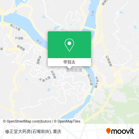 修正堂大药房(石嘴前街)地图