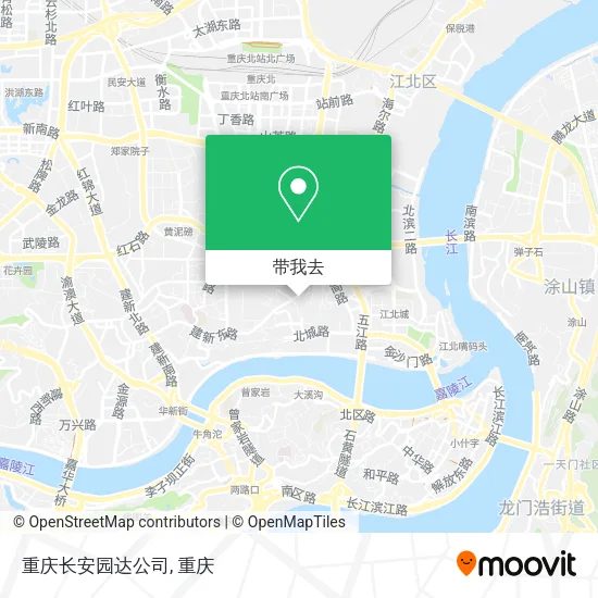 重庆长安园达公司地图