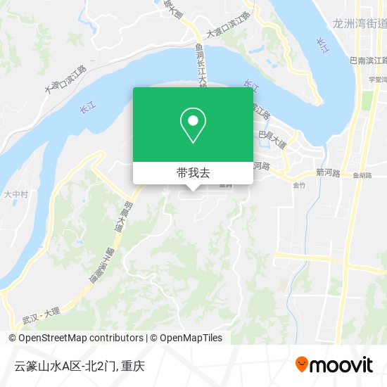 云篆山水A区-北2门地图