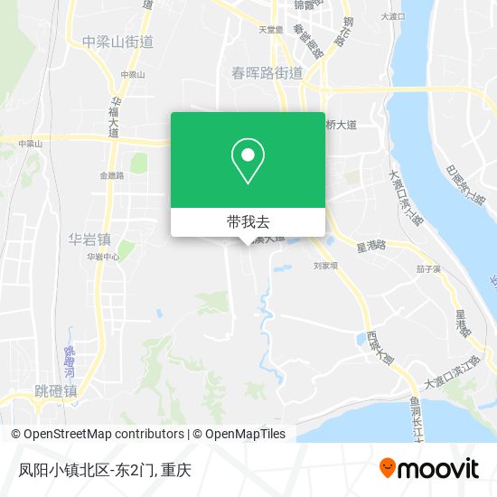 凤阳小镇北区-东2门地图