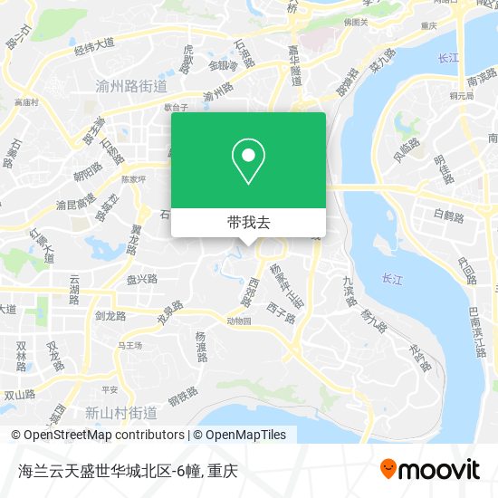 海兰云天盛世华城北区-6幢地图