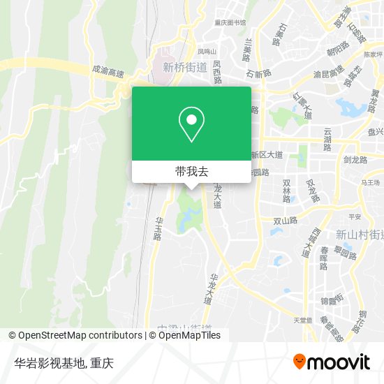 华岩影视基地地图