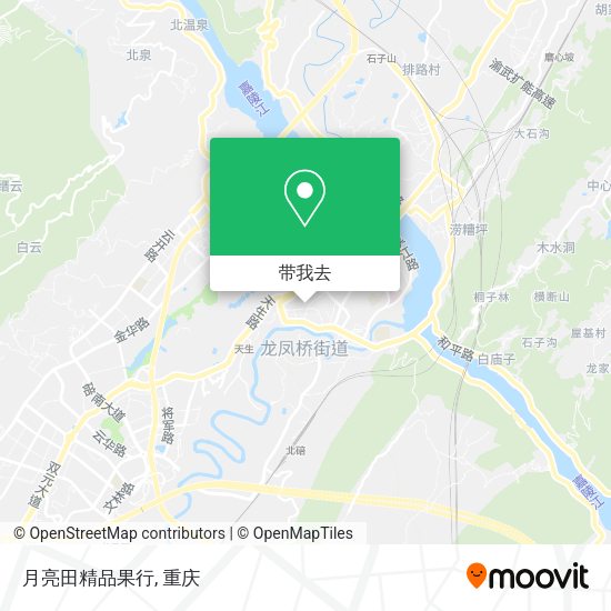 月亮田精品果行地图