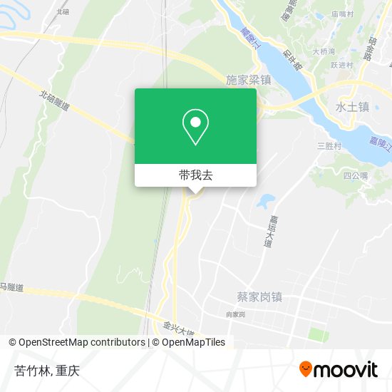 苦竹林地图