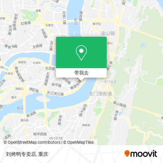 刘烤鸭专卖店地图