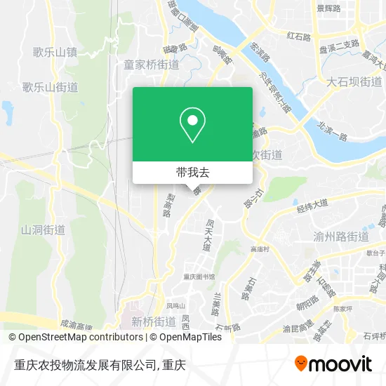 重庆农投物流发展有限公司地图