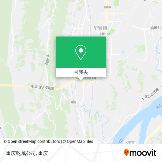 重庆乾威公司地图