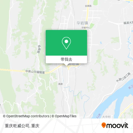 重庆乾威公司地图