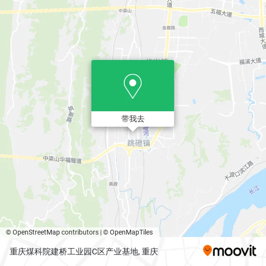 重庆煤科院建桥工业园C区产业基地地图