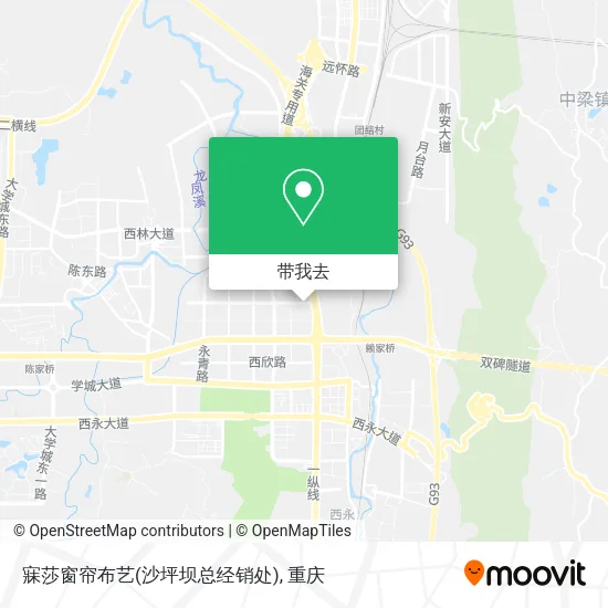 寐莎窗帘布艺(沙坪坝总经销处)地图