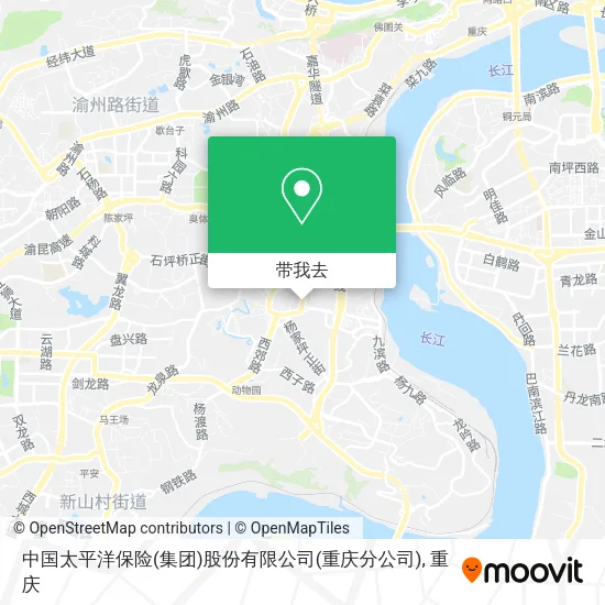 中国太平洋保险(集团)股份有限公司(重庆分公司)地图