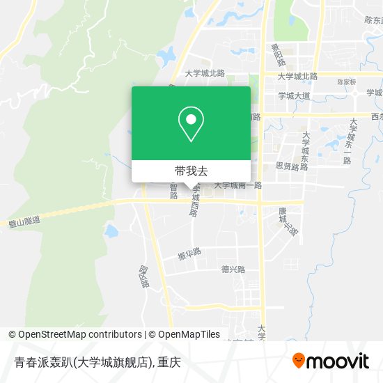 青春派轰趴(大学城旗舰店)地图