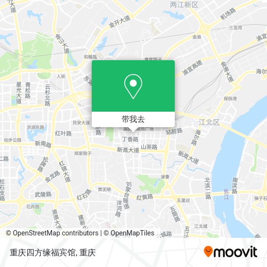 重庆四方缘福宾馆地图
