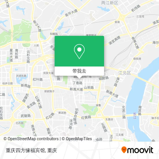 重庆四方缘福宾馆地图