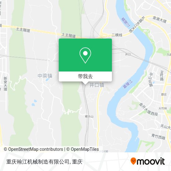 重庆翰江机械制造有限公司地图