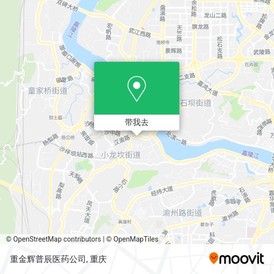 重金辉普辰医药公司地图