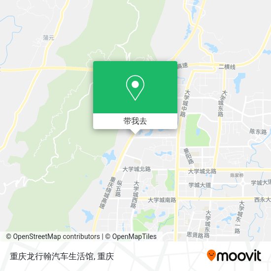 重庆龙行翰汽车生活馆地图
