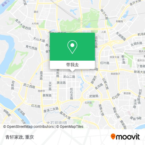 青轩家政地图