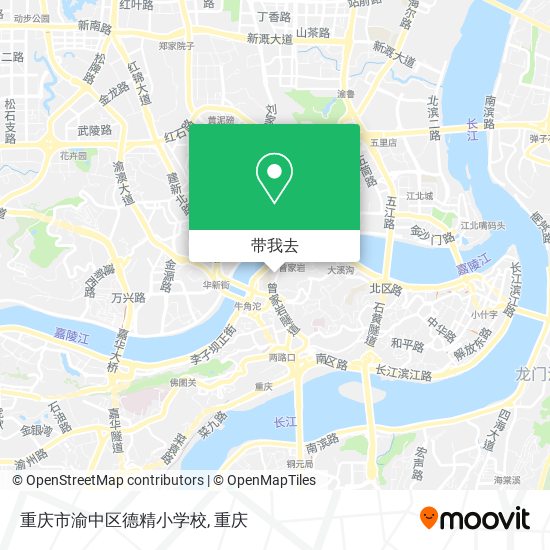 重庆市渝中区德精小学校地图