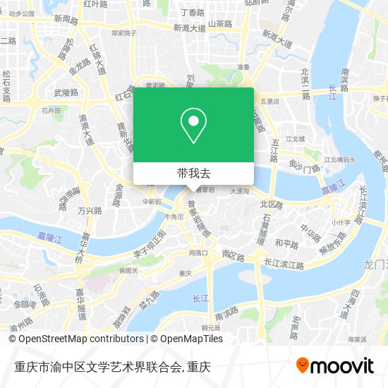 重庆市渝中区文学艺术界联合会地图