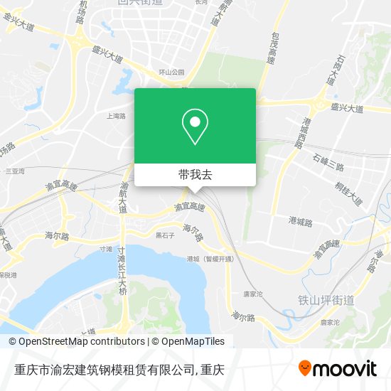 重庆市渝宏建筑钢模租赁有限公司地图