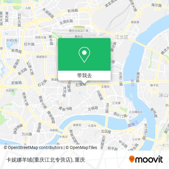 卡妮娜羊绒(重庆江北专营店)地图