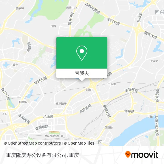 重庆隆庆办公设备有限公司地图