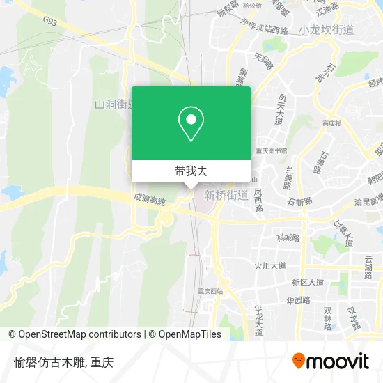 愉磐仿古木雕地图