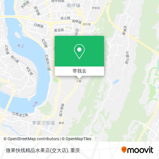 微果快线精品水果店(交大店)地图