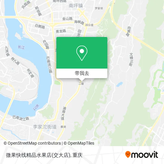 微果快线精品水果店(交大店)地图
