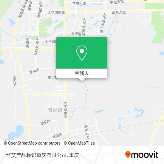 丝艾产品标识重庆有限公司地图