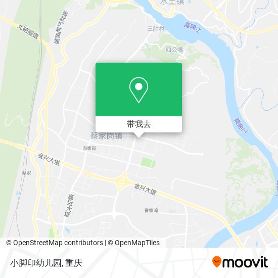 小脚印幼儿园地图
