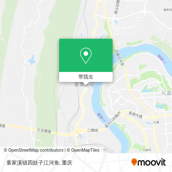 童家溪镇四娃子江河鱼地图