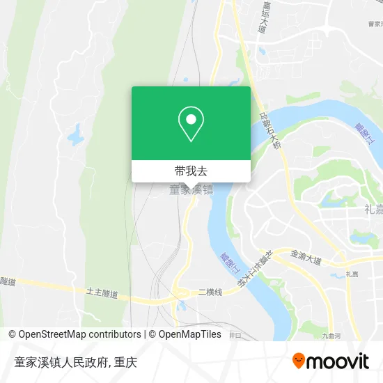 童家溪镇人民政府地图