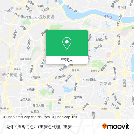 福州下洋阀门总厂(重庆总代理)地图
